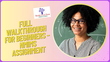 Full Walkthrough for Beginners – NMIMS Assignment in 2025 | Studylivezone