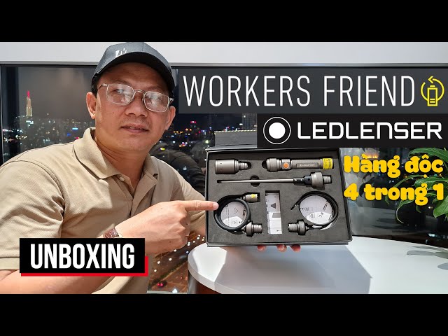 HÀNG CỰC ĐỘC: ĐÈN PIN LEDLENSER 4 IN 1 | LEDLENSER WORKERS FRIEND UNBOXING (Video quay = Sony ZV-1)