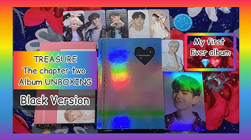 💎 Unboxing Treasure 트레저 2nd Single Album The First Step: Chapter Two (Black Version) 💎