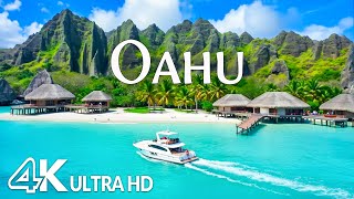 Wonder of Oahu, Hawaii 4K – Waikiki Beach, Lush Mountains & Island Paradise | Relaxing Music