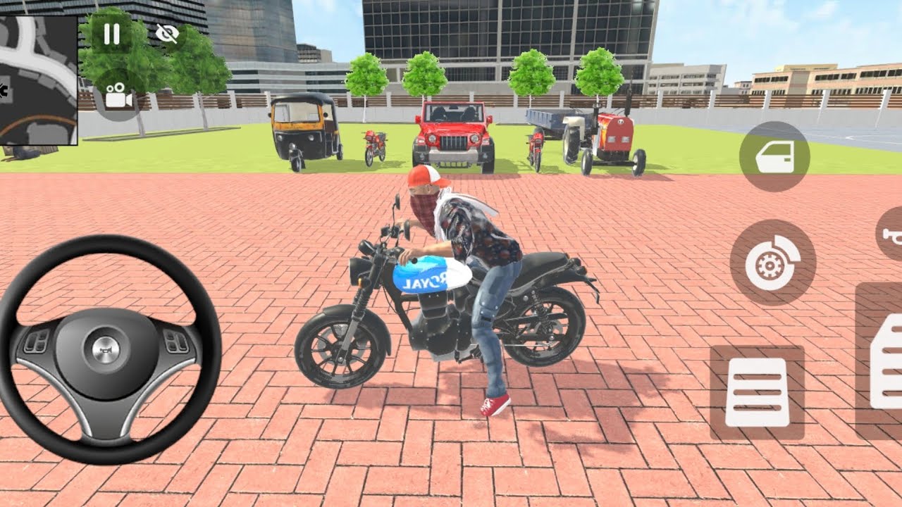 🎮Franklin order by 2️⃣Royal bike and tractor and riksha 👑Indian 🇮🇳 💥Theft Auto simulator!!!!!!!!!🎮