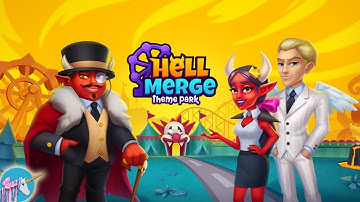 Hell Merge Theme Park gameplay