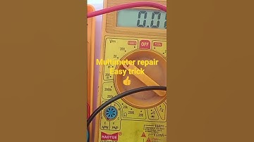 Multimeter repair easy trick !☝👍#short #viral #feed   #jugnu  #electronic