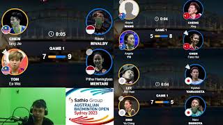 ?Rinov/Pitha (INA) vs Chen/Toh (MAS) | Australia Open 2023, Siaran Langsung BWF LIVESCORE