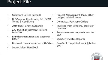 Nonprofit Security Grant Program Webinar 2019
