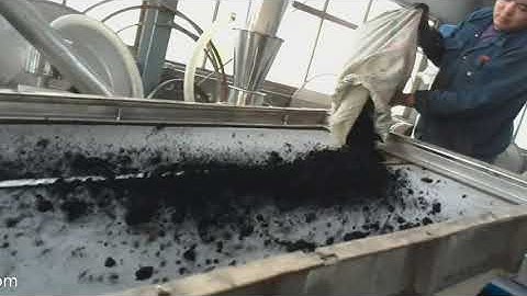 Linear vibrating screen machine