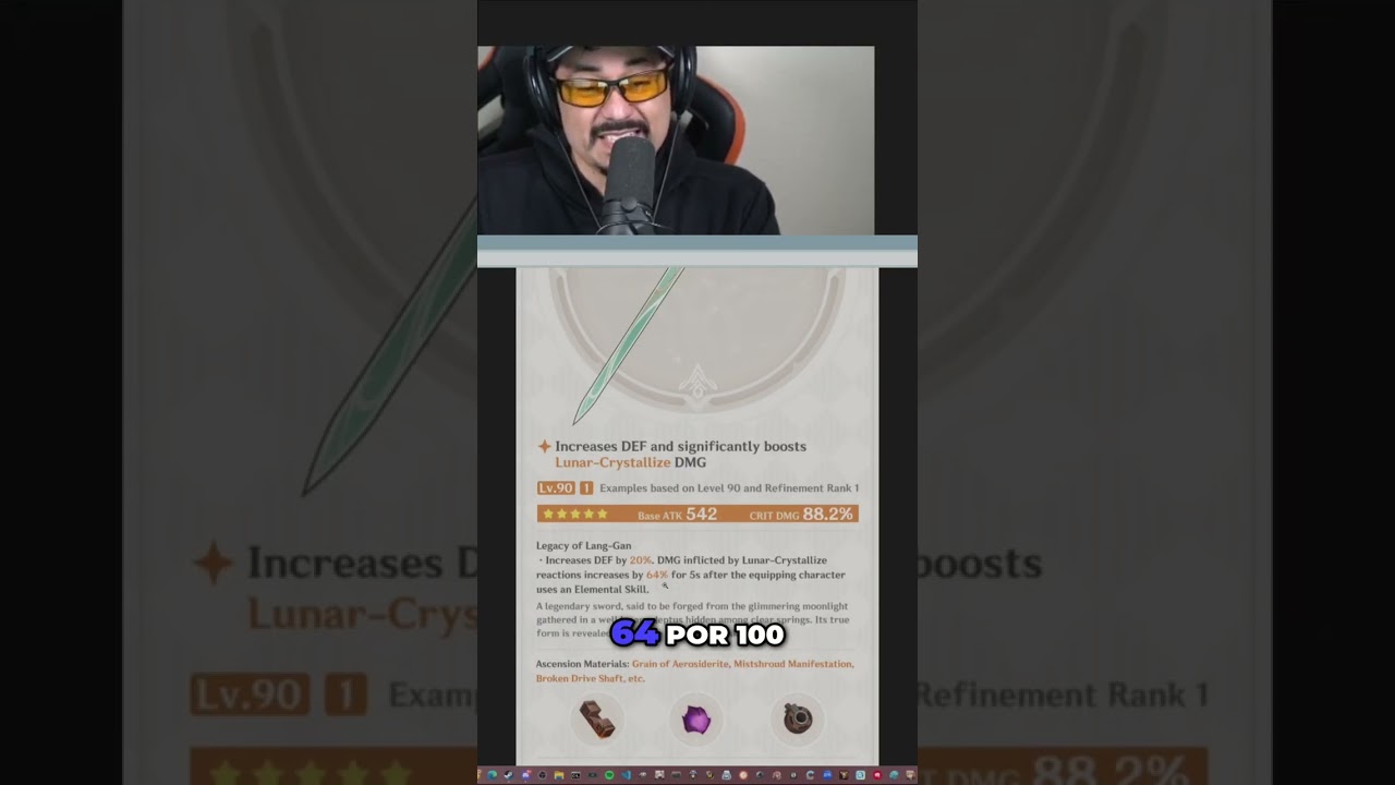 Arma de Chiori vs insignia de Zibai 