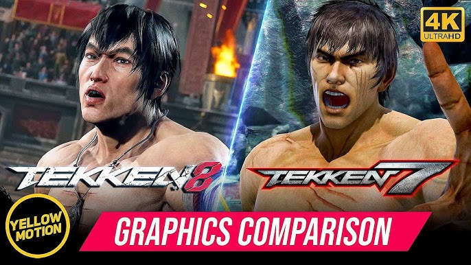 KAZUYA Mishima is BADASS! TEKKEN 8 vs TEKKEN 7 - Graphics & Character  Design Comparison [4K] 