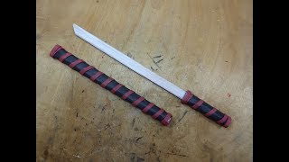 How to make a Paper Sword | Ninja Sword Tutorial