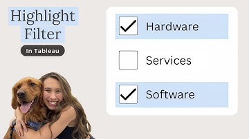 Create Custom Checkbox Filter with Highlight Effect in Tableau