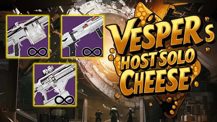 Destiny 2: EASY SOLO Vesper's Host Cheese (1st Encounter)