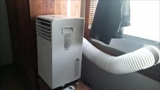 Installation and Review  Midea 3in1 Portable Air conditioner Electronic Controls with Remote