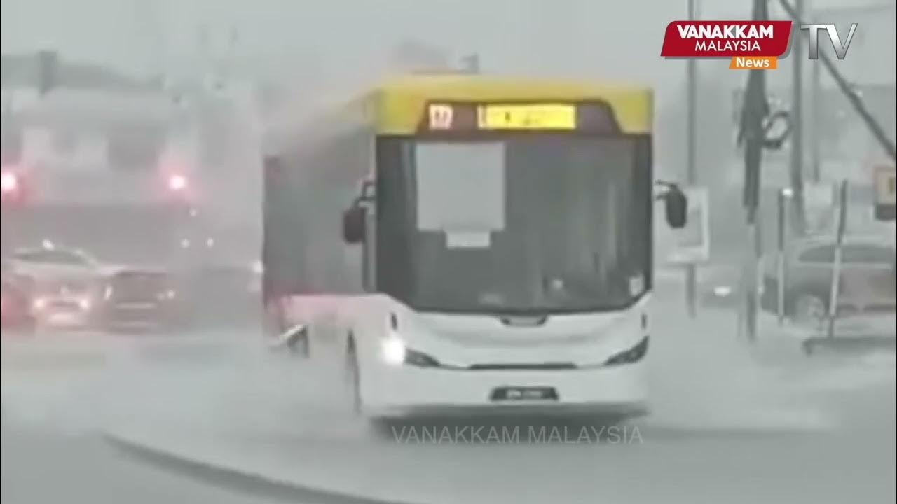 6/12/2023 Heavy rain in Johor Bahru;flash flood in 25 areas YouTube