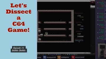 Lets Dissect a Commodore 64 Game! - Episode 11 - Bubble Bobble -26/9/2019
