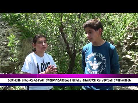 ტყვიავის ციხე–დარბაზში ადგილობრივებმა თიხის ჭურჭელი და ძვლები აღმოაჩინეს