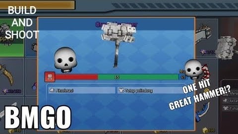 Build and shoot one hit great hammer\\BlockmanGo