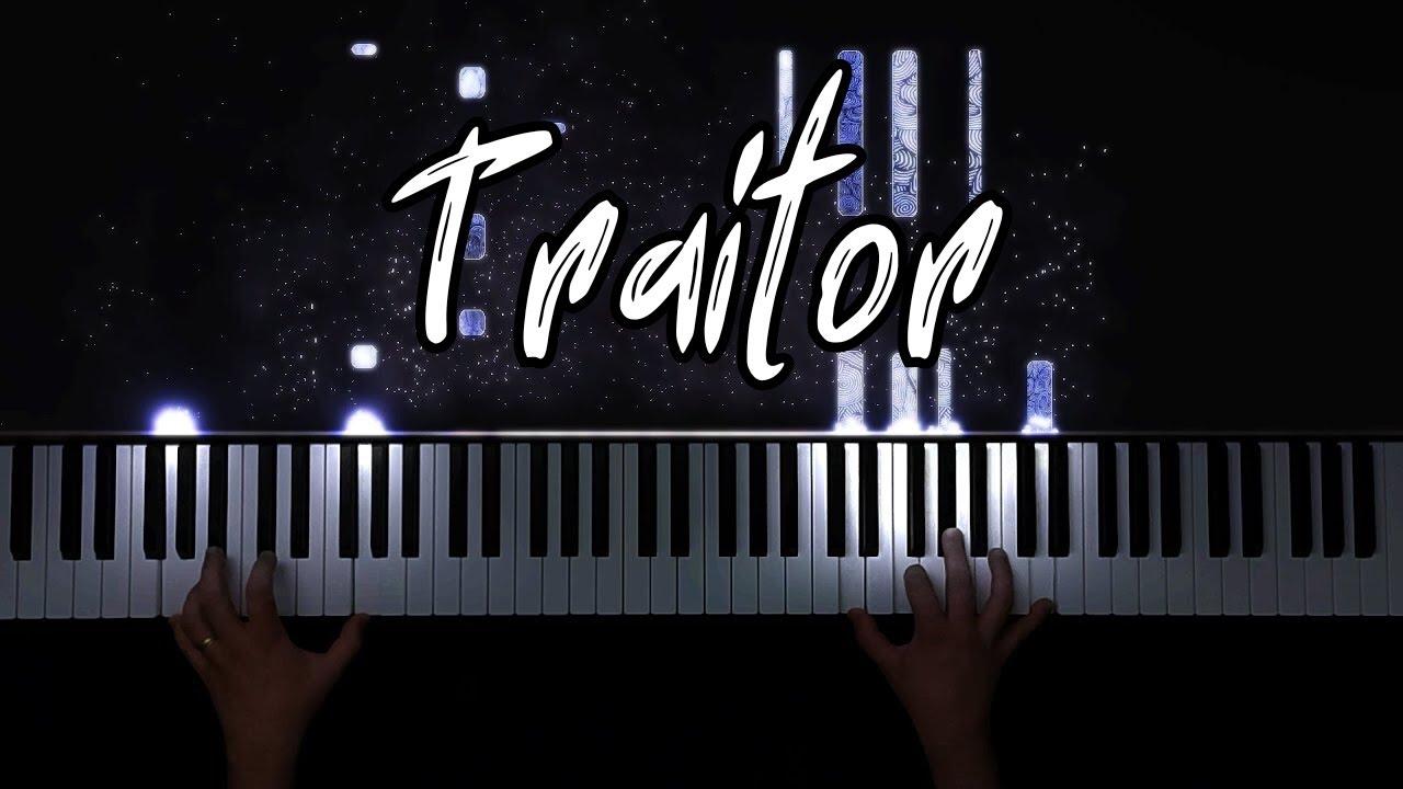 Olivia Rodrigo - Traitor  Piano Tutorial + sheet music 