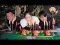 Ev tes xeem noj banana ,ice cream,hot dog funny game challenge with beautiful girl