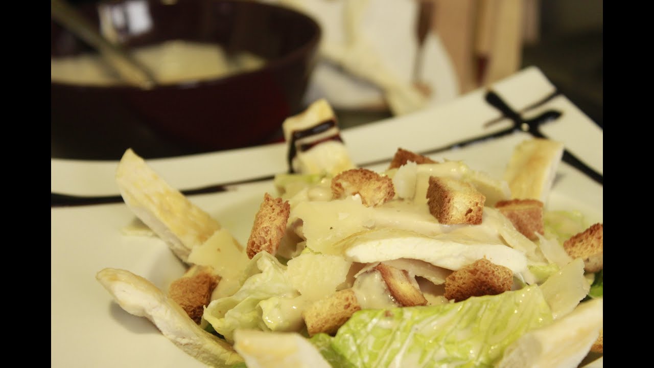 ENSALADA CESAR | ENSALADAS RAPIDAS Y FACILES