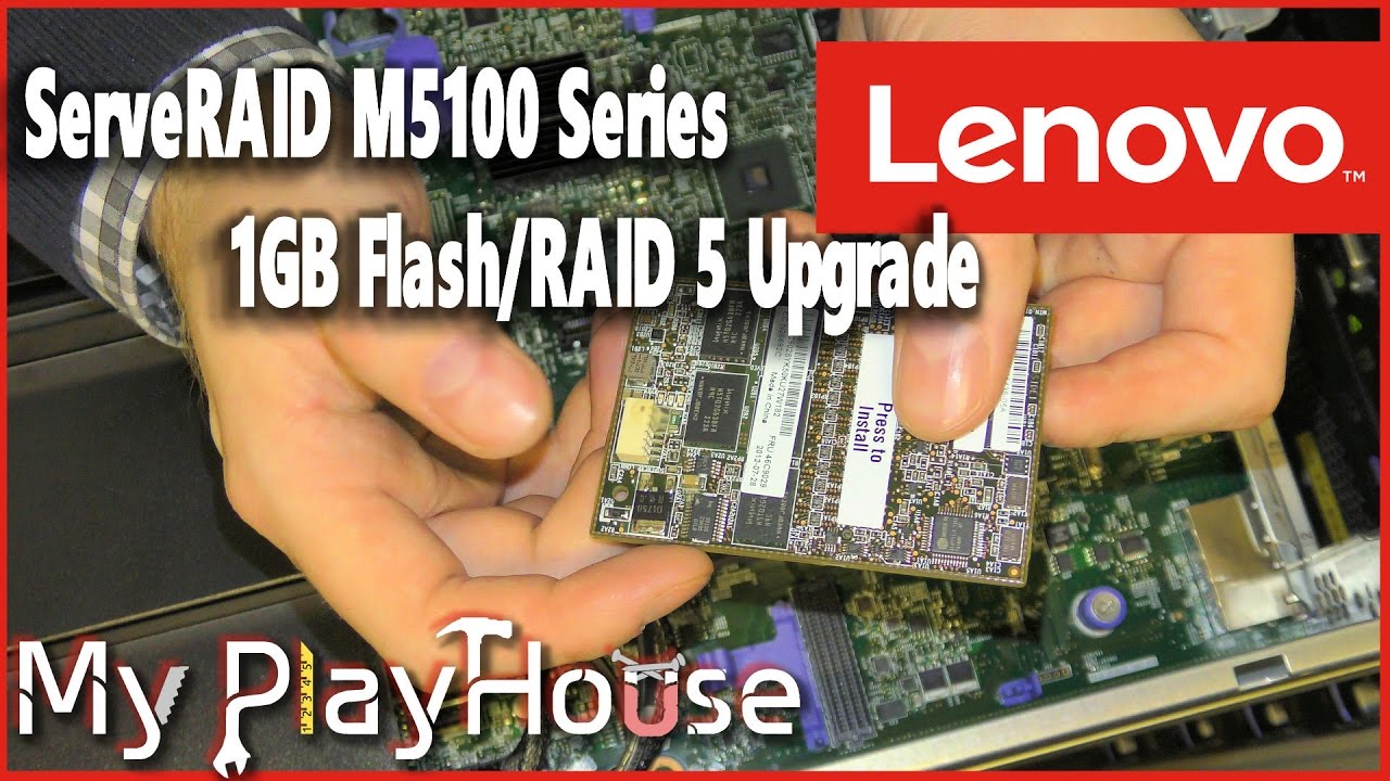 Hardware upgrades ServeRAID M5110e 1GB Flash/RAID5 - 468 - YouTube