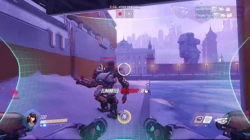 Overwatch - D. Va vs Bastion 1v1