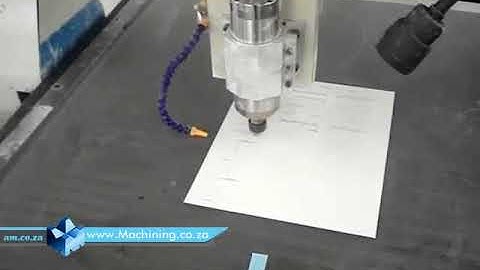 Rowmark Engravable Plastic by Removing Top Layer and Exposing the Core Layer Colour with CNC Router