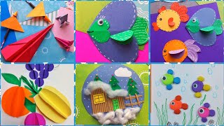 100 easy paper craft, paper toys,  paper craft, Crafts ASMR, Home made crafts ideas, 5 minute crafts