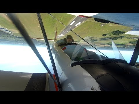Stampe SV4 entrainement présentation en vol