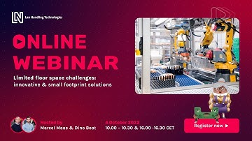 Production automation with limited floor space: case packing & dolly-crate loading - Lan Handling