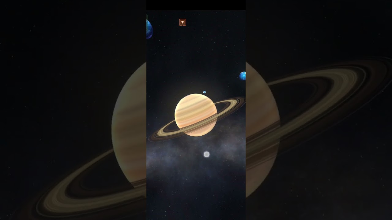 The Saturn destroy by many earth 