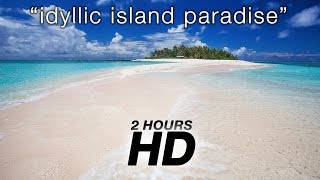 2 Hour Paradise Beach Scene in HD | Nature Relaxation™ Still Video from Fiji Islands