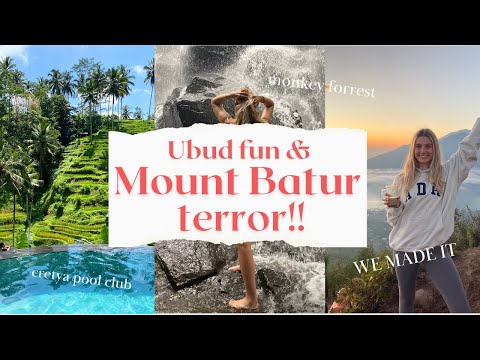 BALI VLOG| Ubud fun & Mount Batur Sunrise Trek | WATCH THIS BEFORE BOOKING!