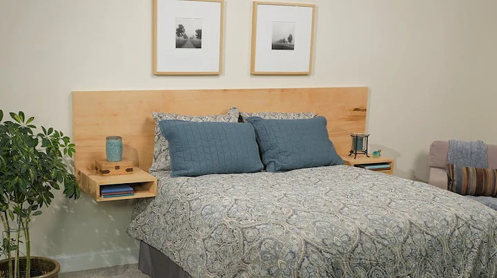 Build a Modern Floating Headboard From One Sheet of Plywood