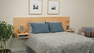 Make this modern, floating headboard system simply with one sheet of
plywood and a few feet edge banding. project details:
https://www.familyhandyman.com/...