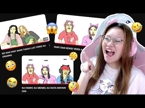 The most FUNNY fanart!! I was drawn by AA DRAWING?!! 🤣😭😂