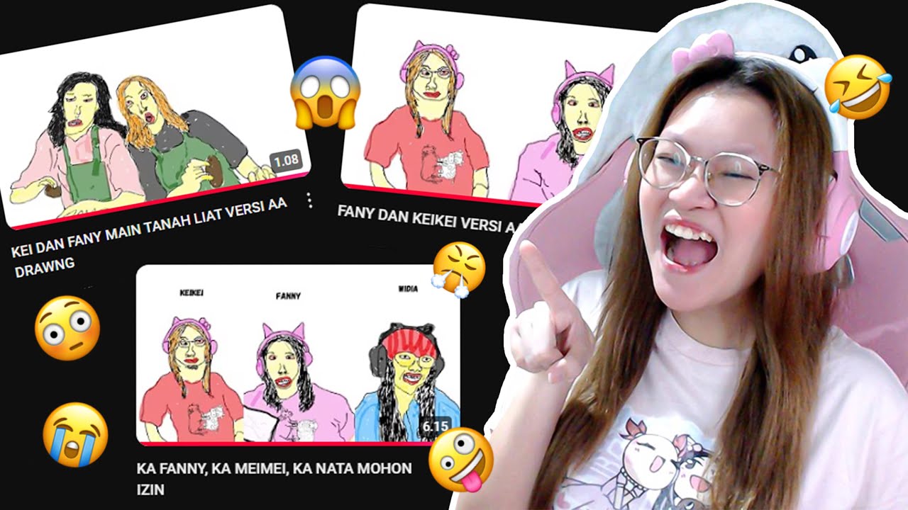 Fanart paling KOCAK !! Aku digambar AA DRAWING ?!! 🤣😭😂