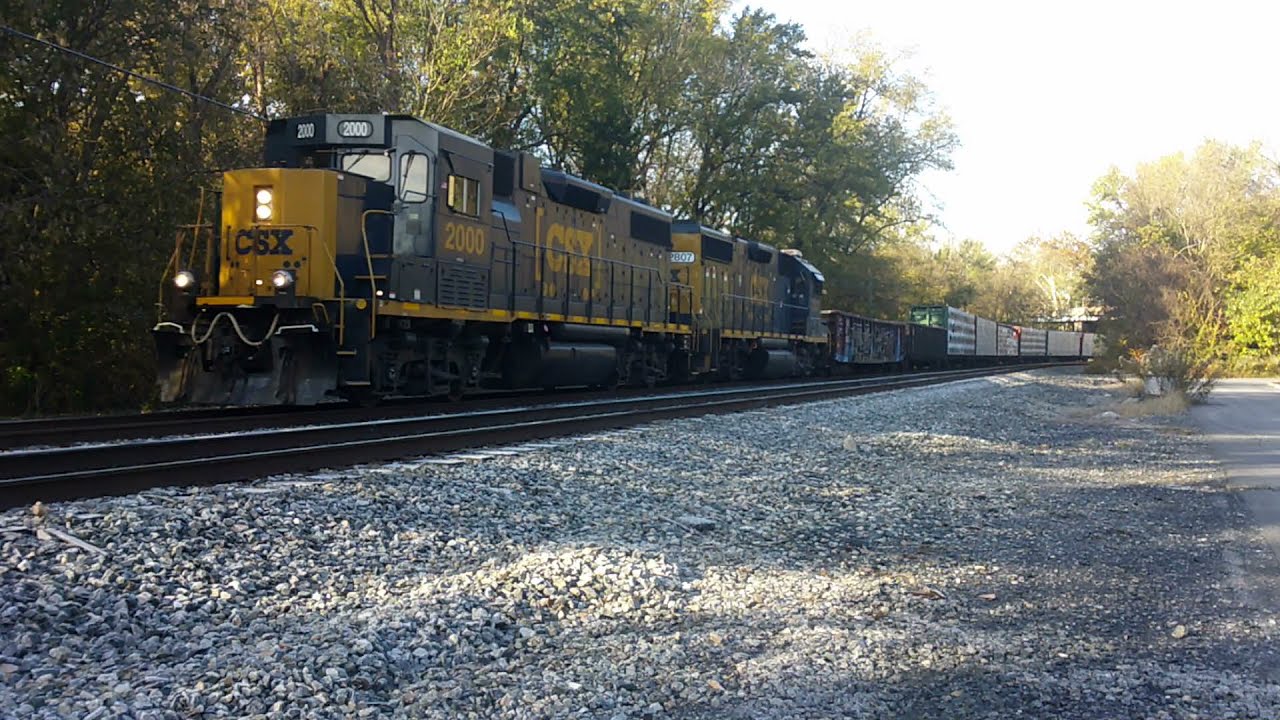 CSX D786-06 with GP38-3 leader @ Point of Rocks