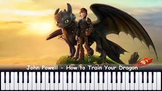 How to Train Your Dragon (Flight Theme) \ аранжировка для фортепиано