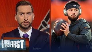 Nick Wright lays out expectations for Baker in year 2 with the Browns | NFL | FIRST THINGS FIRST
