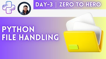 Day-3 | File Handling in Python | Python For DevOps