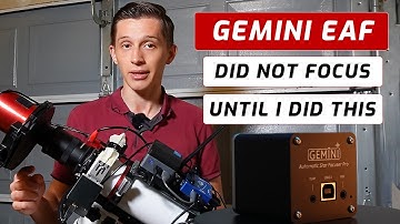 Ik heb een probleem met de Gemini elektronische focuser.