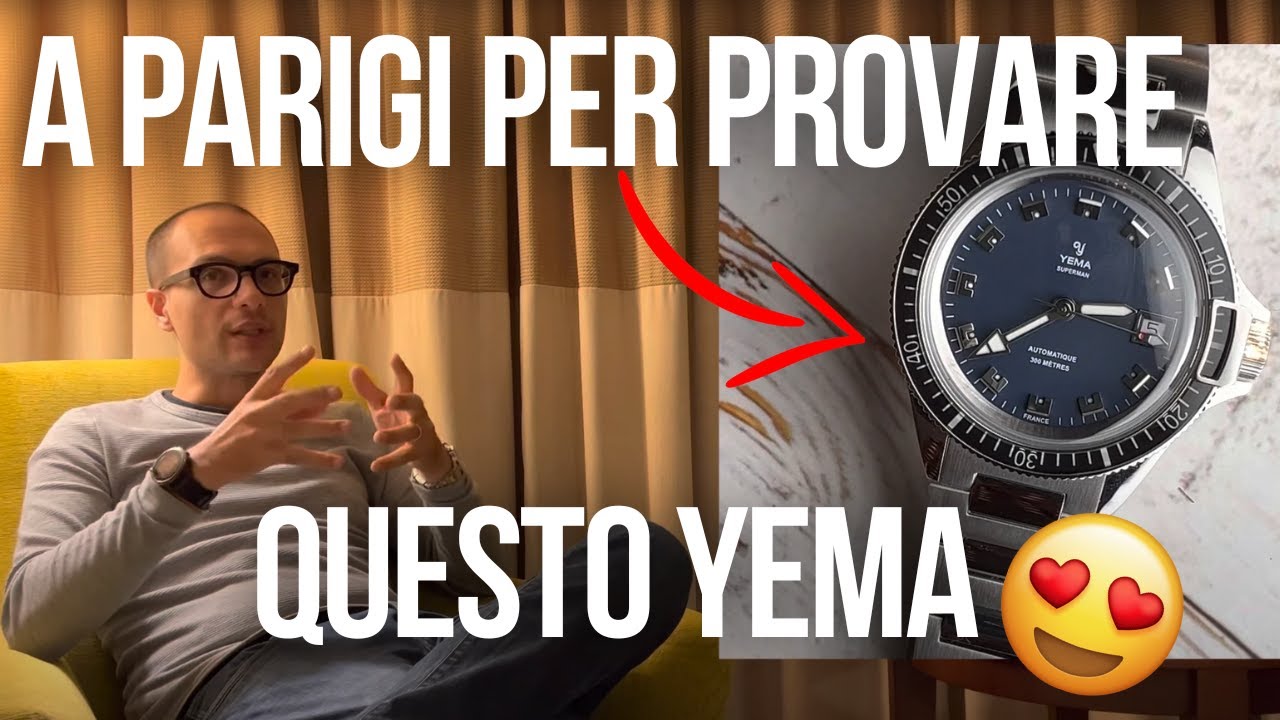 Vado a Parigi a provare lo Yema Superman Search & Rescue 🇫🇷