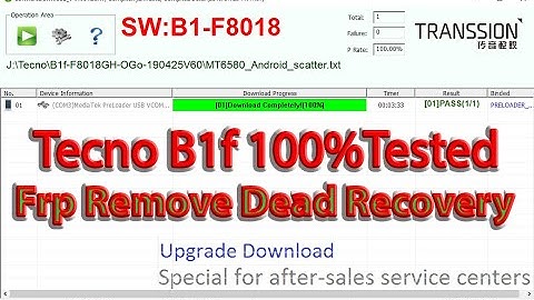 Tecno B1f Flash File Frp Recovery Firmware Stock rom