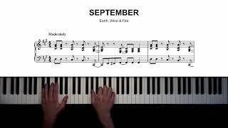 Video thumbnail of "Earth, Wind & Fire - September | Piano Cover + Sheet Music"
