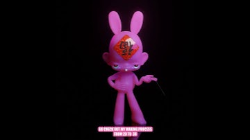 Happy Rabbit Year ! Blender 3D character #shorts