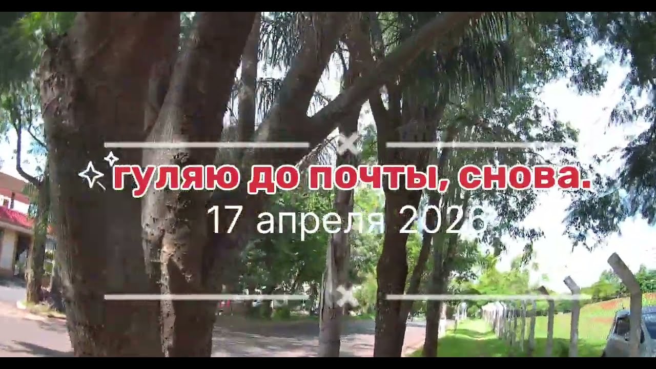 Очередная прогулка до почты, уже 5-я по счёту