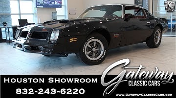 1976 Pontiac Firebird Formula 400 Gateway Classic Cars #1527 Houston Showroom