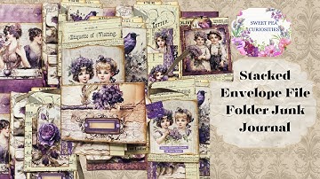 Stacked Envelope File Folder Junk Journal