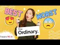 Sản phẩm tốt nhất và tệ nhất của THE ORDINARY | BEST & WORST | Happy Skin