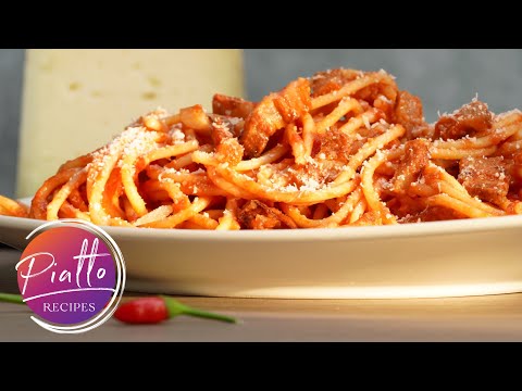 How to Make Pasta AMATRICIANA like an ITALIAN - Tasty and Easy!